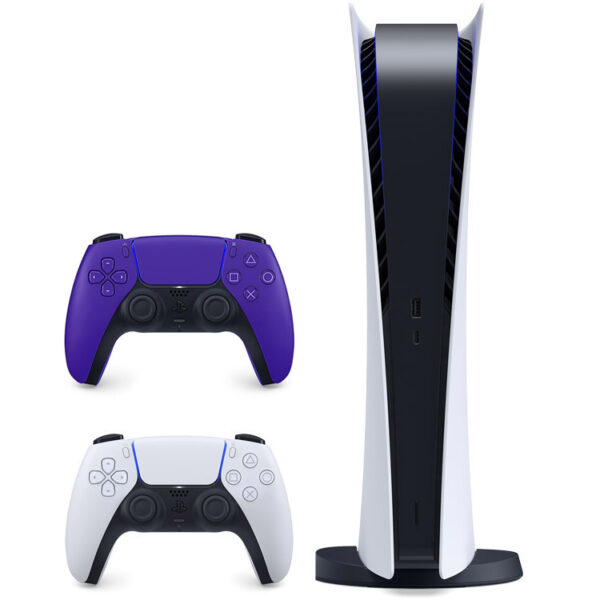 کنسول بازی سونی مدل PlayStation 5 ظرفیت 825 گیگابایت ریجن 1216 اروپا + دسته اضافی بنفش