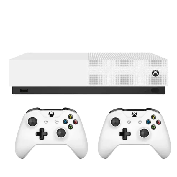 کنسول بازی مایکروسافت مدل Xbox One S ALL DIGITAL ظرفیت 1 ترابایت به همراه دسته اضافی