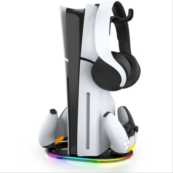 پایه شارژ و استند RGB پلی استیشن 5 اسلیم مدل Ipega PG-P5S045