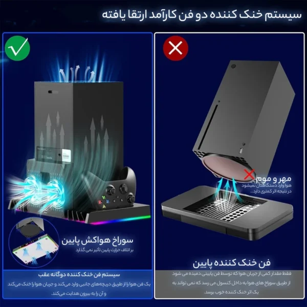 پایه فن ایکس باکس Xbox Series X ای پگا Ipega مدل PG-XBX023S