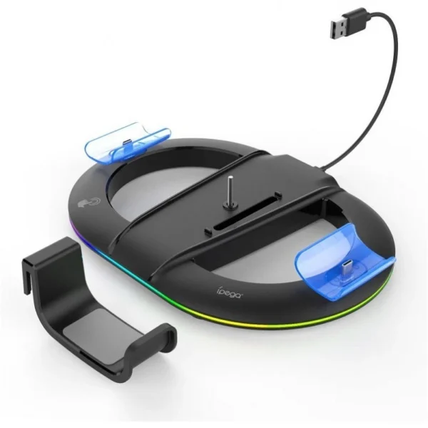 پایه شارژ و استند RGB پلی استیشن 5 اسلیم مدل Ipega PG-P5S045