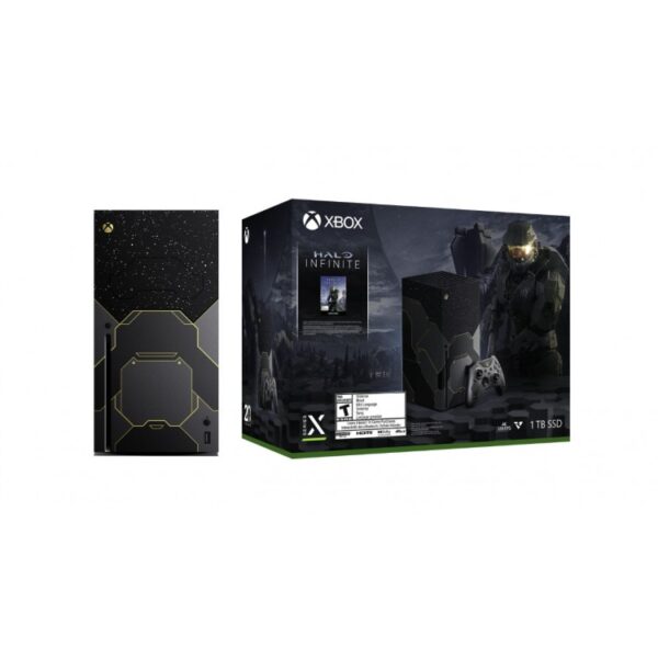 کنسول بازی مایکروسافت مدل Xbox Series X ظرفیت 1 ترابایت باندل بازی Halo Infinite
