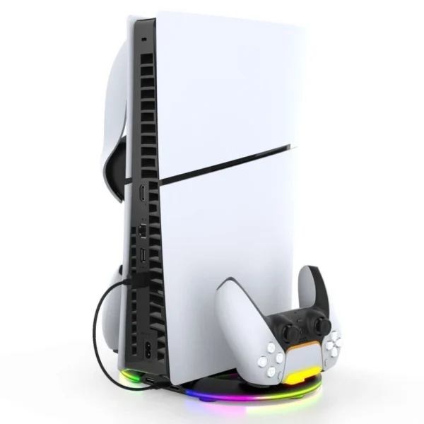 پایه شارژ و استند RGB پلی استیشن 5 اسلیم مدل Ipega PG-P5S045