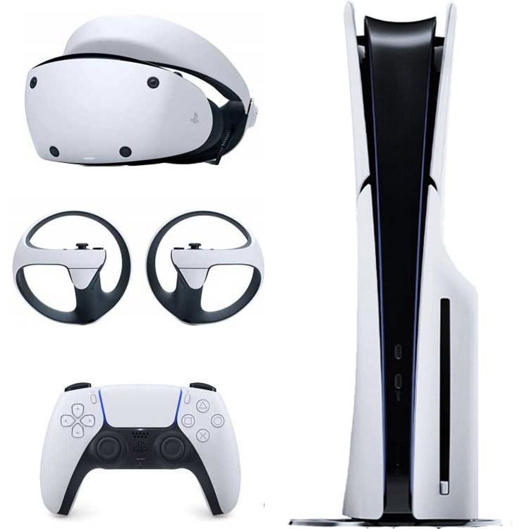 پلی استیشن 5 اسلیم دیسک خور به همراه هدست VR2