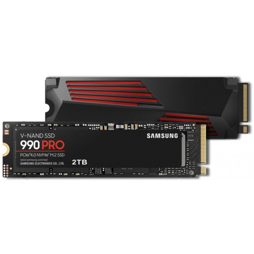 اس اس دی Samsung 990 Pro با هیت سینک - یک ترابایت