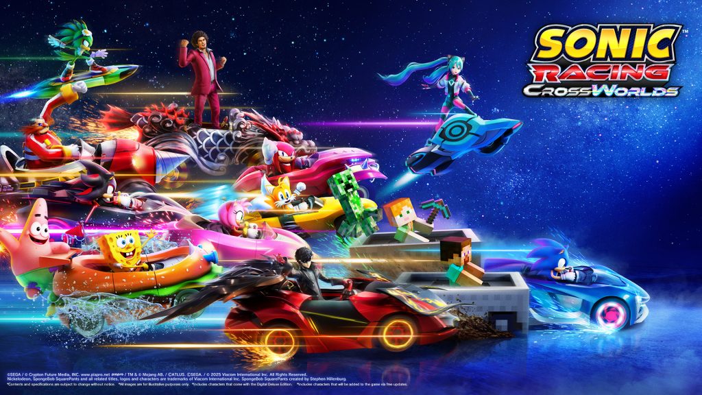 دیسک بازی Sonic Racing CrossWorlds برای PS5