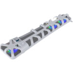 خرید فن Dobe RGB مخصوص PS5 اسلیم - سفید