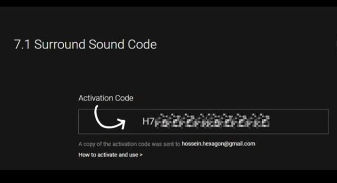 فعال سازی کد 7.1 هدست ریزر