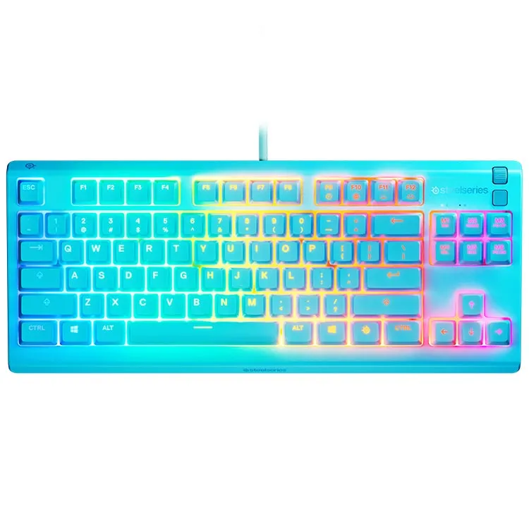 کیبورد گیمینگ استیل سریز Steelseries APEX 3 TKL Aqua - آبی