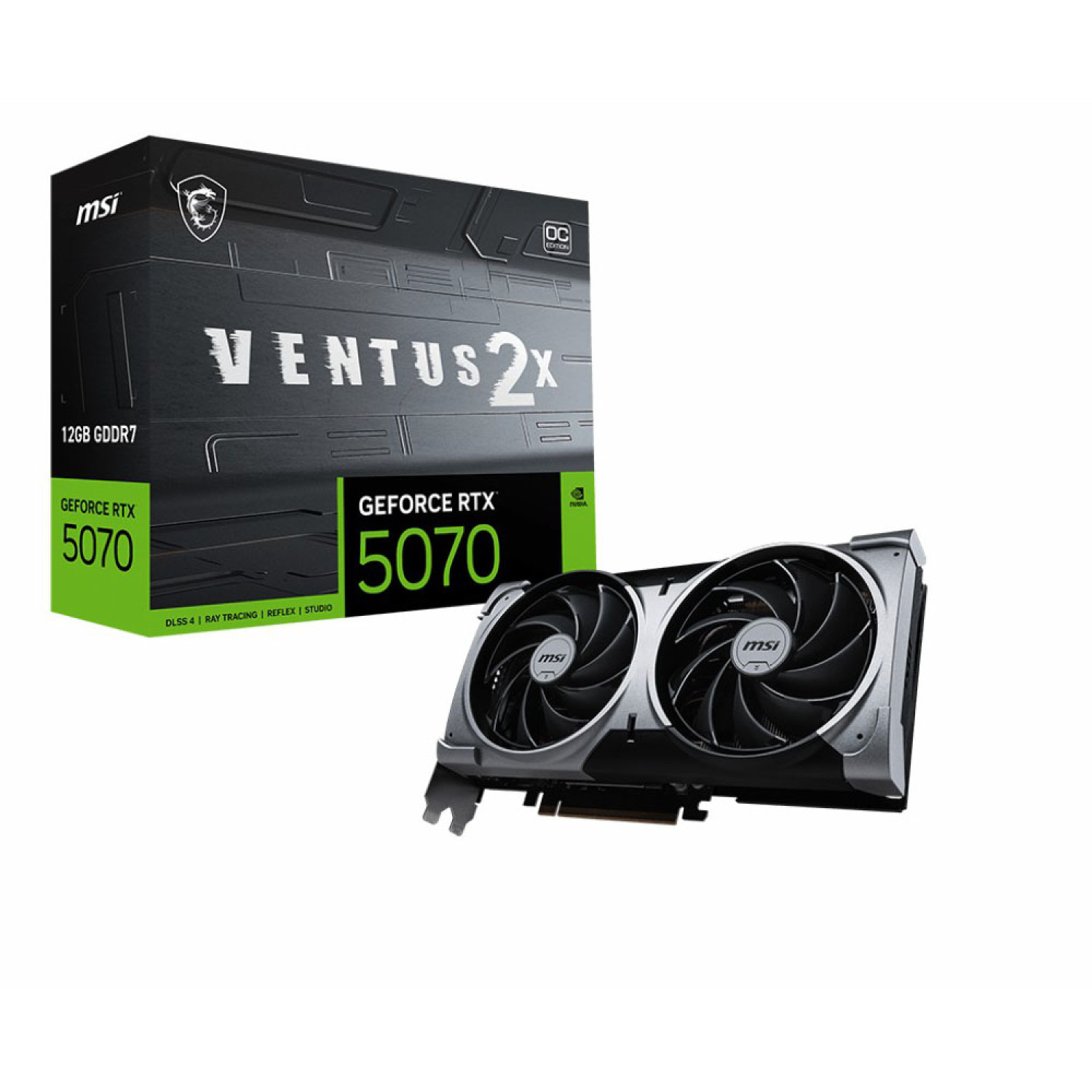 کارت گرافیک MSI RTX 5070 12G Ventus 2X OC